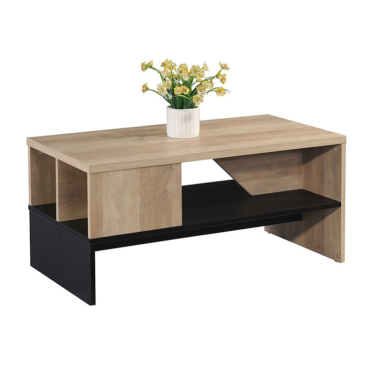 Τραπέζι σαλονιού Naya pakoworld sonoma-ανθρακί 93x46x43εκ 123-000159