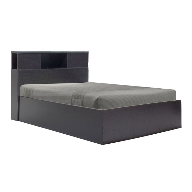 Κρεβάτι OLYMPUS pakoworld σε χρώμα wenge 120x200εκ 123-000205