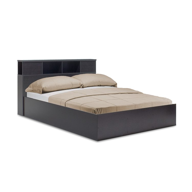 Κρεβάτι OLYMPUS pakoworld σε χρώμα wenge 140x200εκ 123-000217