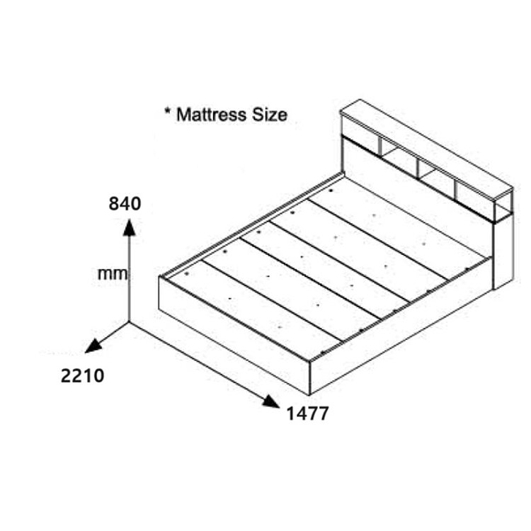 Κρεβάτι OLYMPUS pakoworld σε λευκή απόχρωση 140x200εκ 123-000218