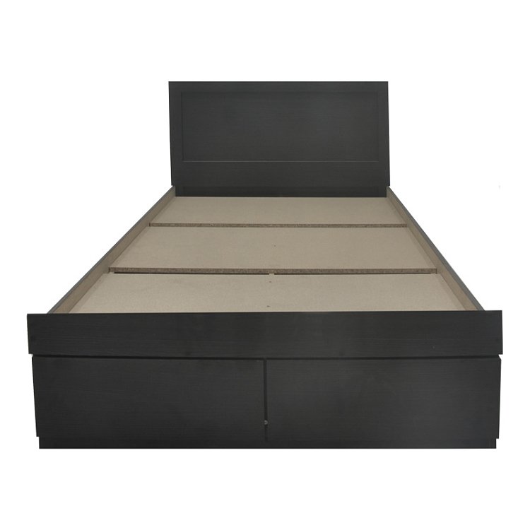 Κρεβάτι Olympus pakoworld με συρτάρι σε wenge απόχρωση 140x200εκ 123-000242