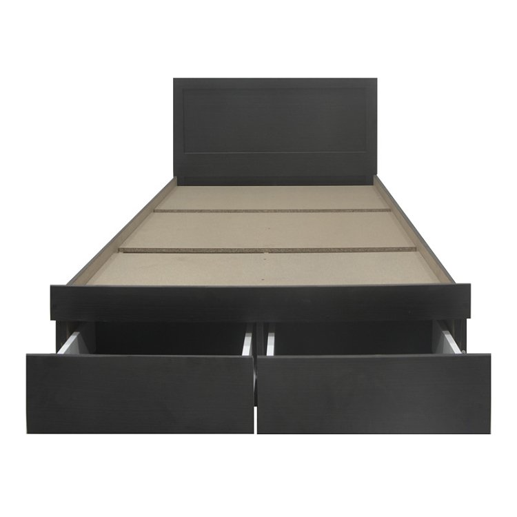 Κρεβάτι Olympus pakoworld με συρτάρι σε wenge απόχρωση 140x200εκ 123-000242