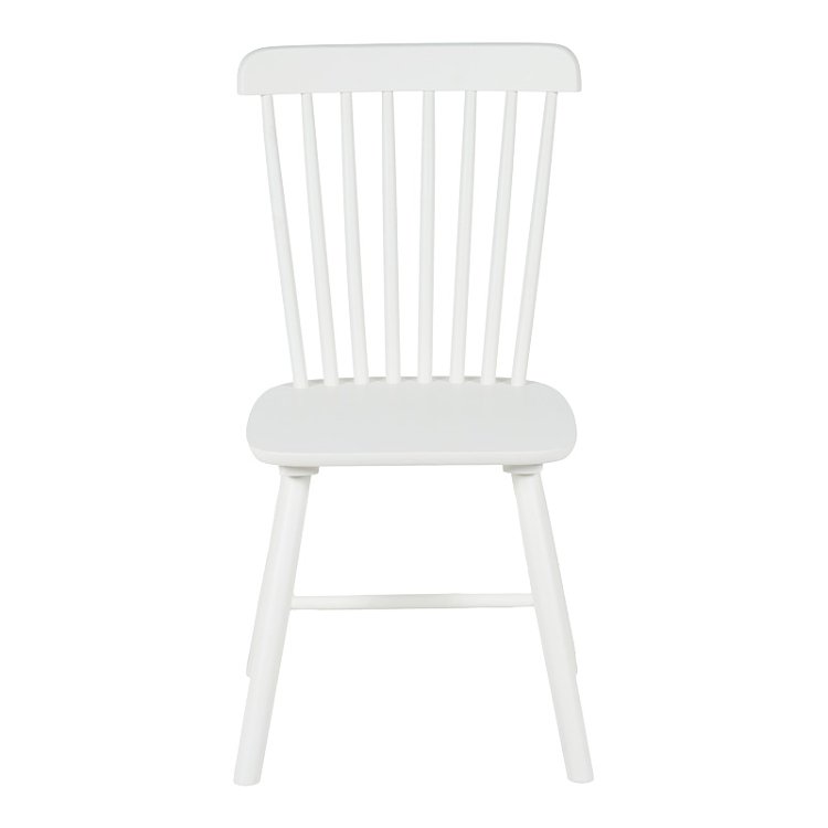 Καρέκλα Melia pakoworld rubberwood σε λευκή απόχρωση 45x51x87εκ 4τμχ 128-000040