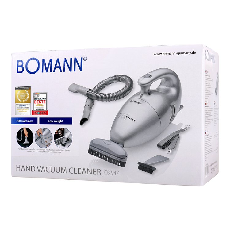 Bomann CB 947 138-0036 Σκουπάκι Χειρός Ασημί