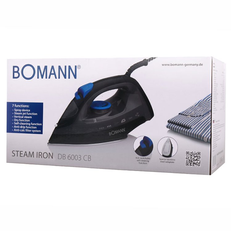 Bomann DB 6003 CB 138-0464 Σίδερο Ατμού 1800W