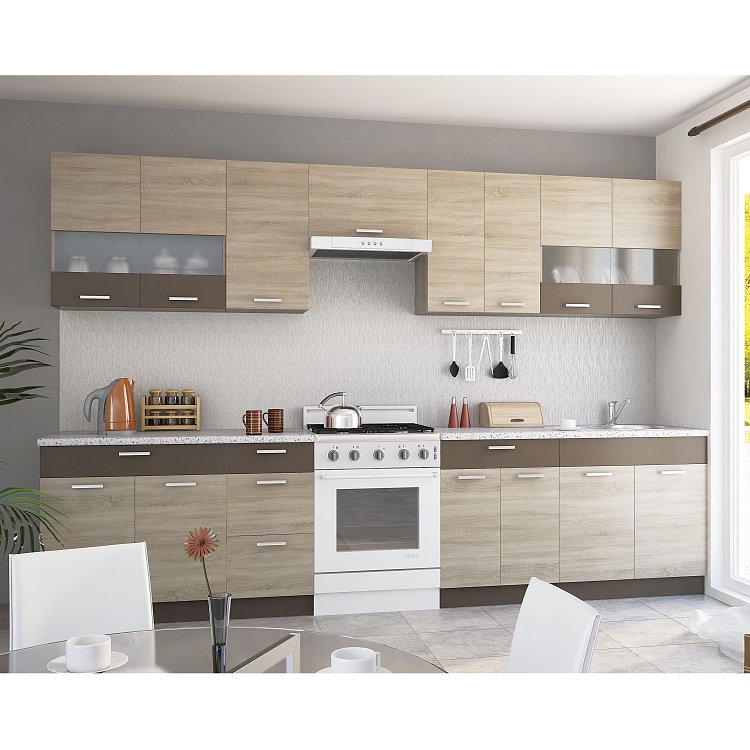 Alina Μεγάλο ντουλάπι 60x55,6x213,3εκ Σονόμα-Μόκκα SO-AD60RV