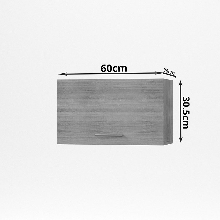 Alina Ντουλάπι Απορροφητήρα Πάνω ντουλάπι 60x30,5x36cm Σονόμα-Μόκκα SO-AVA60