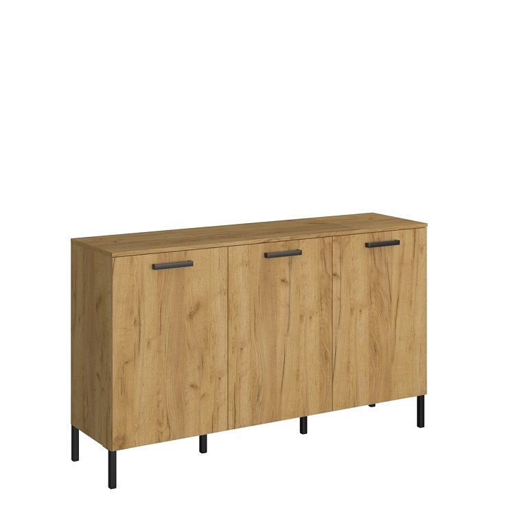 Μπουφές Santes Χρυσό Δρυς-Γραφίτη 155x42x92.5cm TO-SANTES3D