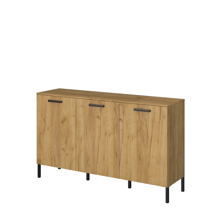 Μπουφές Santes Χρυσό Δρυς-Γραφίτη 155x42x92.5cm TO-SANTES3D