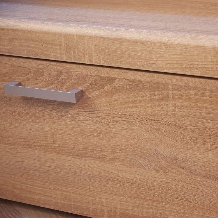 Έπιπλο TV Damis 200x45x39εκ Με MDF Διακόσμηση Sonoma TO-DAMTV2K