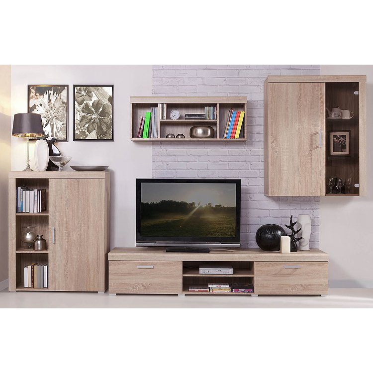 Κομότα Damis 90.5x35x113.5εκ Sonoma TV TO-DAM1D