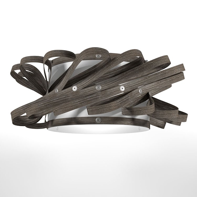 Φωτιστικό Κρεμαστό Majorka Μονόφωτο Γκρί (PP-PVC) Ε27 58x58x80cm MED-10241