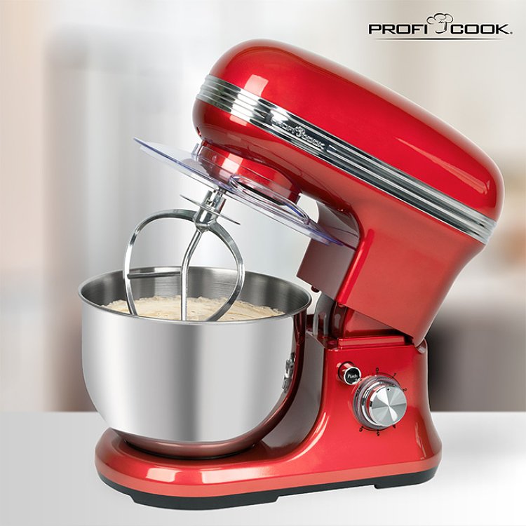 PROFI COOK PC-KM 1197 Κουζινομηχανή Κόκκινο Inox 153-0171
