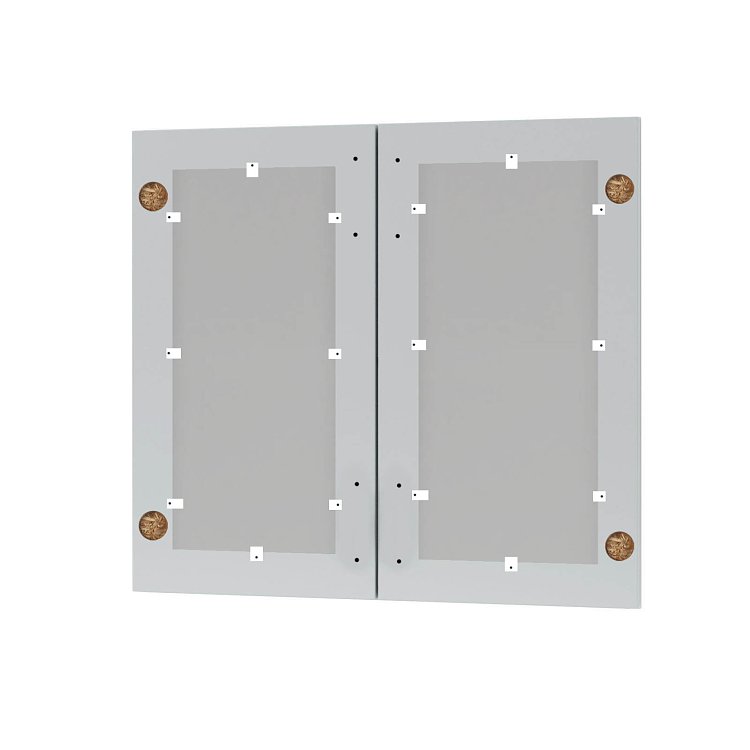 Άνω Πορτάκια-Τζάμι Modest Γκρι 80x71.3x1.6cm GR-F52