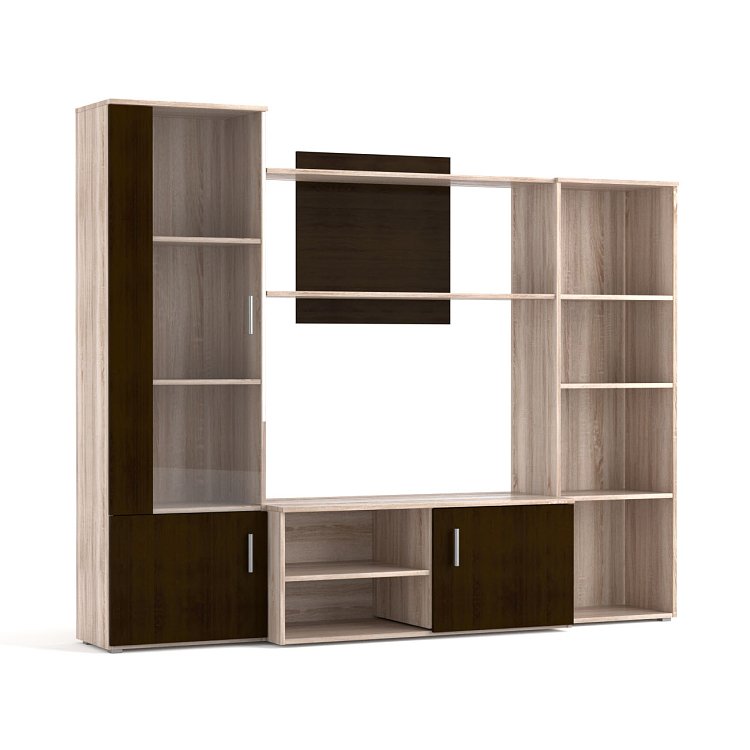 Σύνθεση Τηλεόρασης Tigra 215x51.5x177cm Σονόμα-Wenge TO-TIGRA