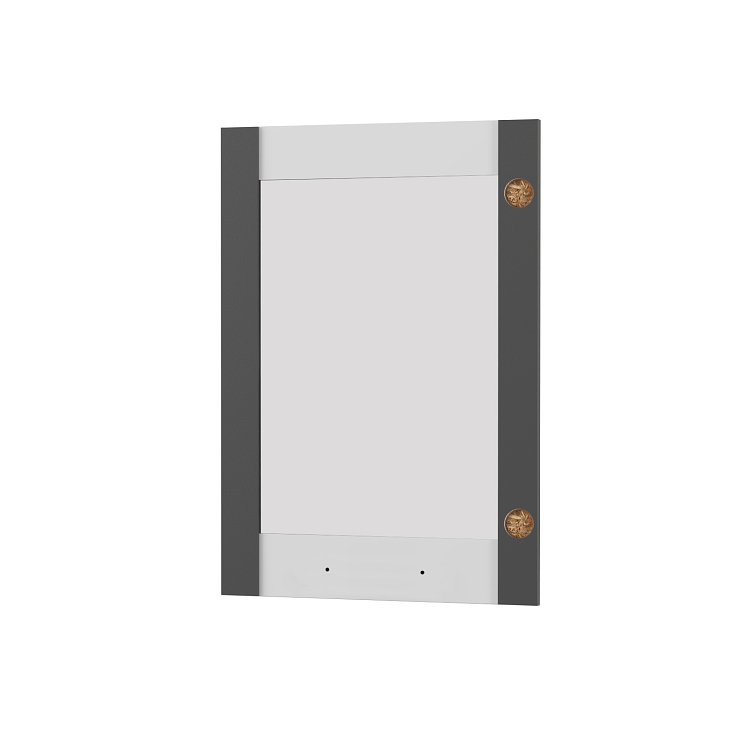 Άνω Πορτάκι-Τζάμι Αριστερό Charlotte Γραφίτης 50x71.8x1.6cm SO-CV50G-3L