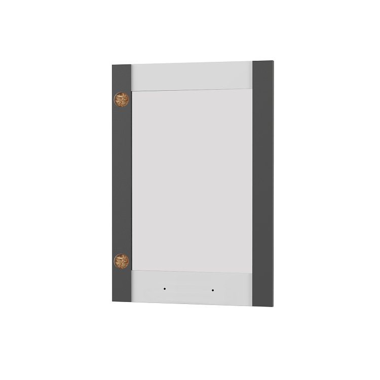 Άνω Πορτάκι-Τζάμι Δεξί Charlotte Γραφίτης 50x71.8x1.6cm SO-CV50G-3R