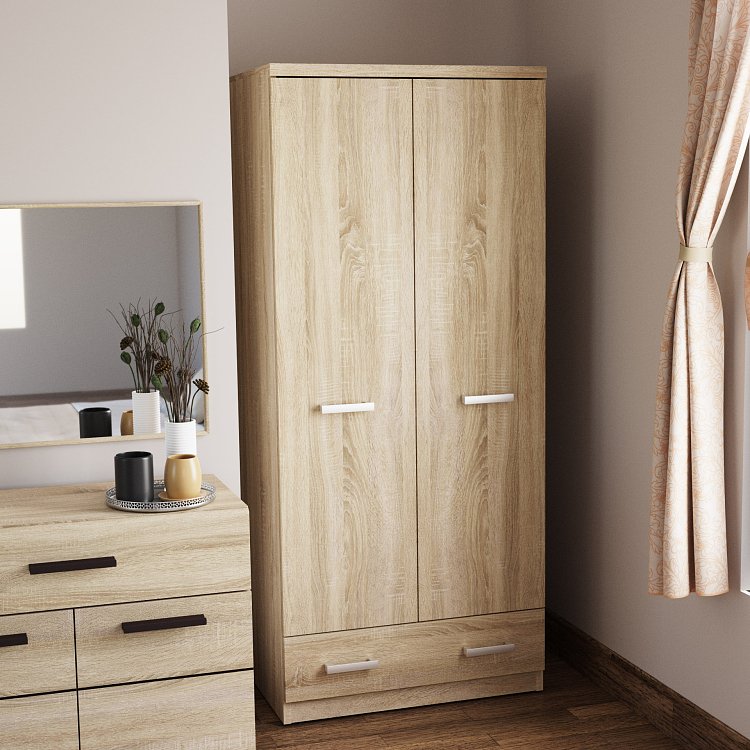 Ντουλάπα Δίφυλλη Top Mix Sonoma 80x57x183cm TO-SZF2D1S