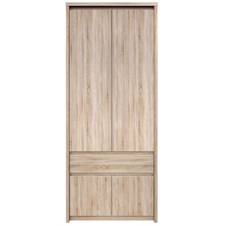 Ντουλάπα Δίφυλλη Norton Sonoma 88x55x210εκ TO-NORT4D1S