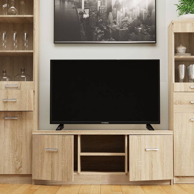 Έπιπλο TV 120x42x46εκ Sonoma Με Δύο Ντουλάπια TO-2DTV