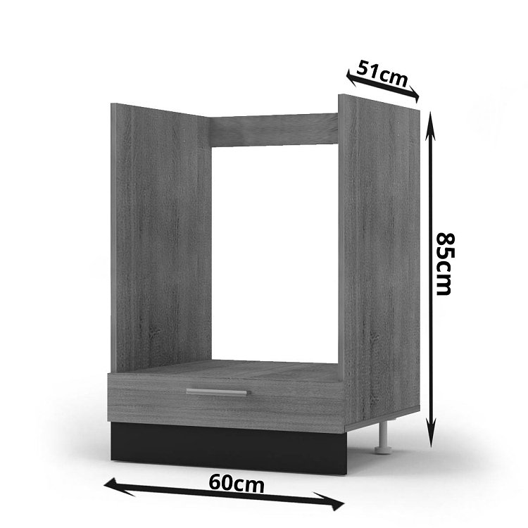 Alina Κάτω ντουλάπι 60x51x85εκ Σονόμα-Μόκκα SO-AD60LOVEN