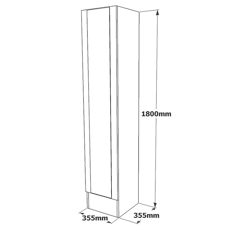 Στήλη Xara pakoworld oak 35.5x35.5x180εκ 176-000068
