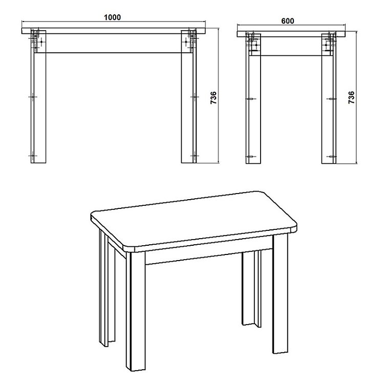 Τραπέζι Celeste pakoworld λευκό 100x60x73.5εκ 184-000011