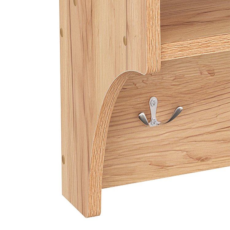 Κρεμάστρα Crosta pakoworld σε oak απόχρωση 80x28x40εκ 184-000127