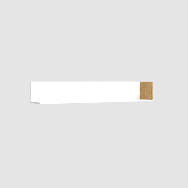 Ράφι Santes Χρυσό Δρυς-Λευκό 155x27x24.5cm TO-SANT155WH