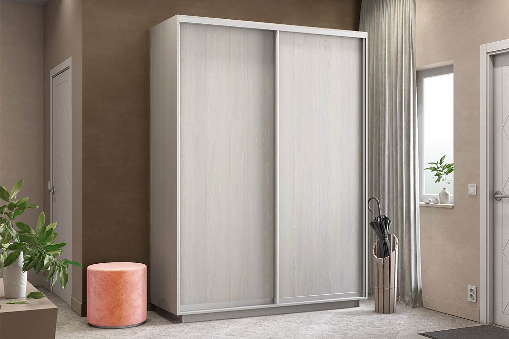Ντουλάπα Diamont Λευκό 170x60x220cm GR-W17011