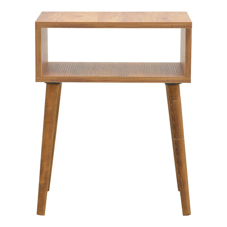 Κομοδίνο Hank pakoworld σε φυσική απόχρωση 45x30x60εκ 197-000307