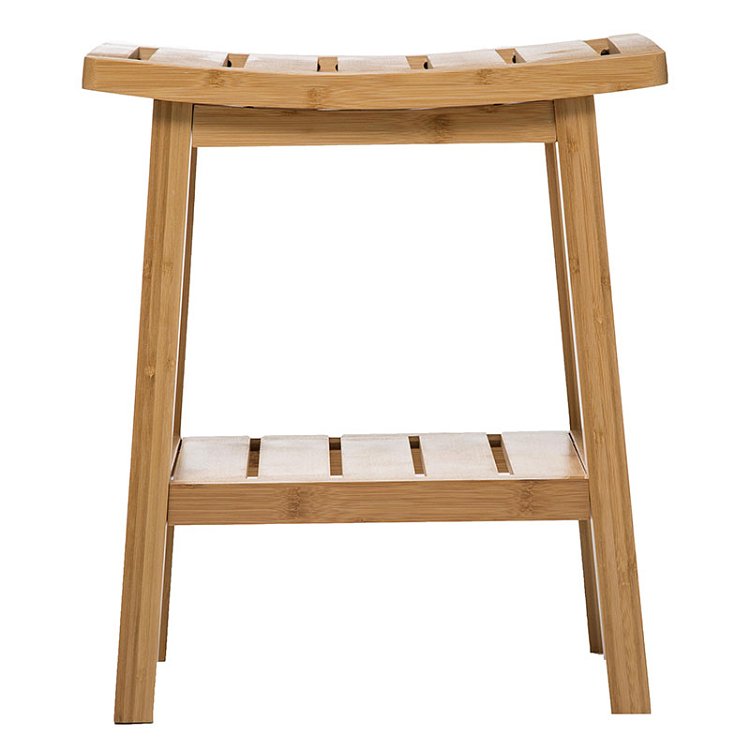 Σκαμπό Dael pakoworld μπαμπού χρώμα φυσικό 39.5x25x46εκ 199-000136