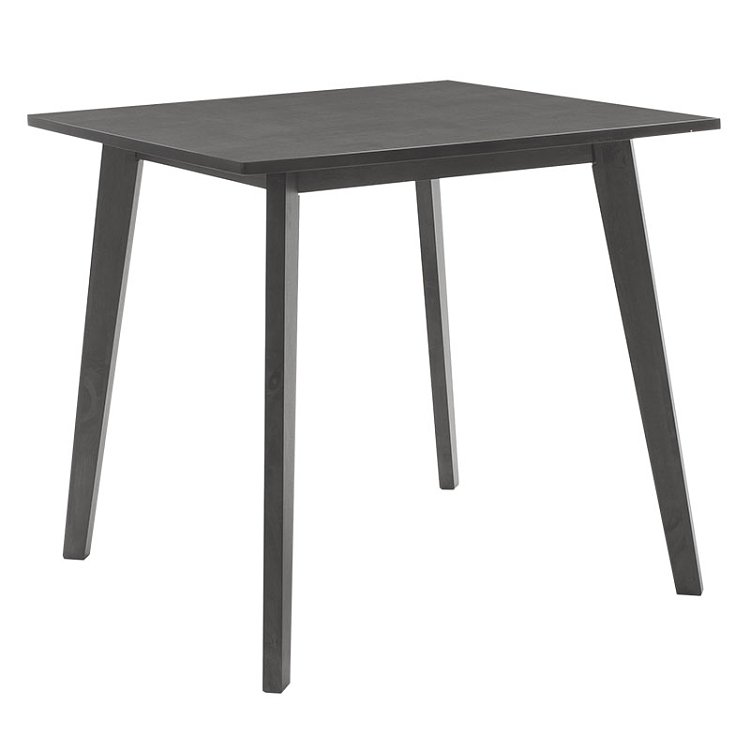 Tραπεζαρία Benson - Orlean pakoworld σετ 5τμχ rustic grey - ύφασμα γκρι 80x80x75εκ 200-000179