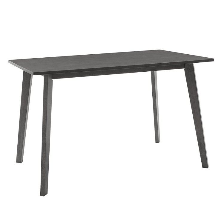 Tραπεζαρία Benson - Orlean pakoworld σετ 5τμχ rustic grey-ύφασμα γκρι 120x75x75εκ 200-000185