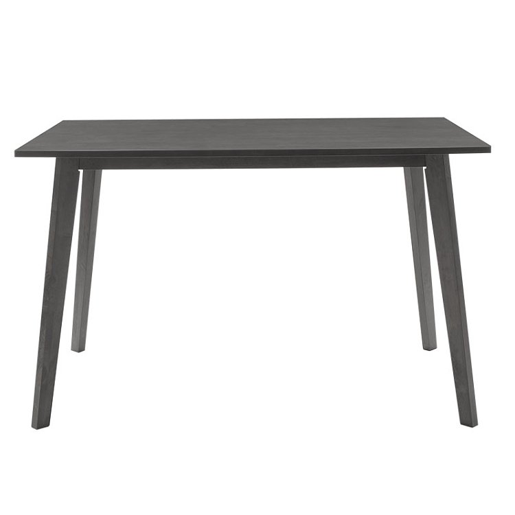 Tραπεζαρία Benson - Orlean pakoworld σετ 5τμχ rustic grey-ύφασμα γκρι 120x75x75εκ 200-000185