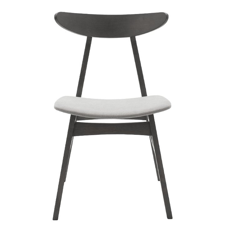 Tραπεζαρία Benson - Orlean pakoworld σετ 5τμχ rustic grey-ύφασμα γκρι 120x75x75εκ 200-000185