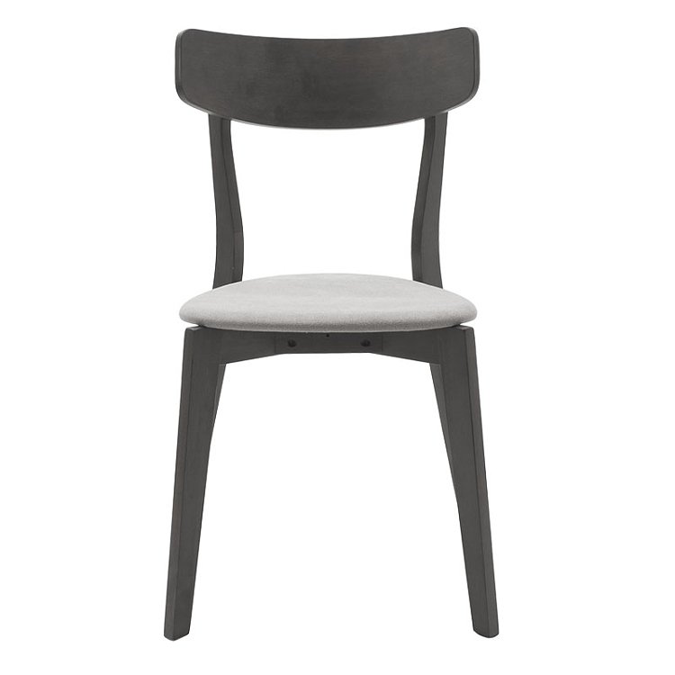 Tραπεζαρία Benson - Toto pakoworld σετ 5τμχ rustic grey - ύφασμα γκρι 120x75x75εκ 200-000187