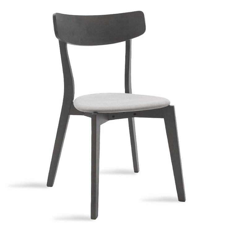 Tραπεζαρία Benson - Toto pakoworld σετ 5τμχ rustic grey - ύφασμα γκρι 120x75x75εκ 200-000187