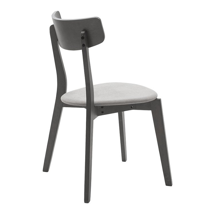 Tραπεζαρία Benson - Toto pakoworld σετ 5τμχ rustic grey - ύφασμα γκρι 120x75x75εκ 200-000187