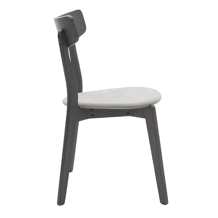 Tραπεζαρία Benson - Toto pakoworld σετ 5τμχ rustic grey - ύφασμα γκρι 120x75x75εκ 200-000187