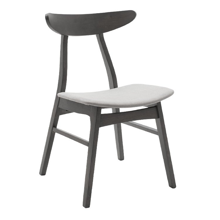 Tραπεζαρία Benson - Orlean pakoworld σετ 7τμχ rustic grey - ύφασμα γκρι 150x90x75εκ 200-000191