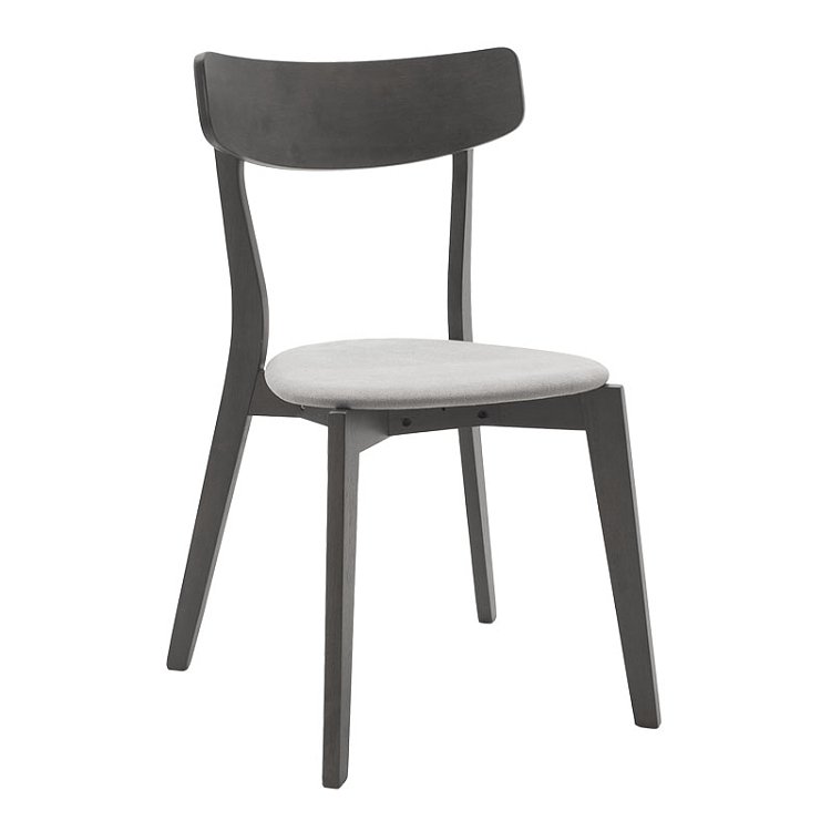 Tραπεζαρία Benson - Toto pakoworld σετ 7τμχ rustic grey - ύφασμα γκρι 150x90x75εκ 200-000193