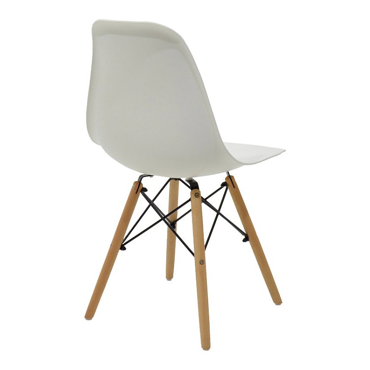 Τραπεζαρία Julita-Balou pakoworld σετ 5τεμ pp-mdf λευκo Φ100x73εκ 200-001006
