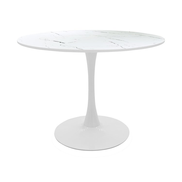 Τραπεζαρία Julita-Balou pakoworld σετ 5τεμ pp-mdf λευκo Φ100x73εκ 200-001006
