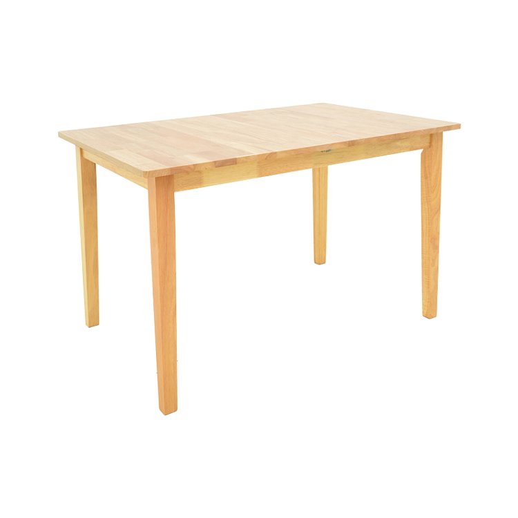 Τραπεζαρία Dallan Country pakoworld 5τεμ σε φυσική απόχρωση rubberwood 120-150x80x74εκ 200-001711