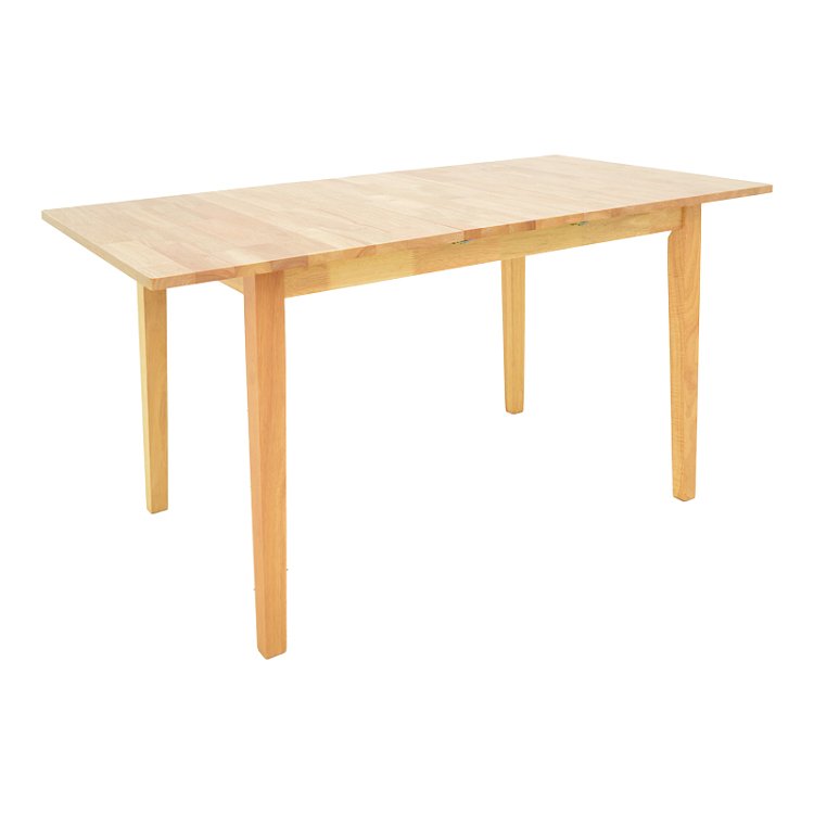 Τραπεζαρία Dallan Country pakoworld 5τεμ σε φυσική απόχρωση rubberwood 120-150x80x74εκ 200-001711