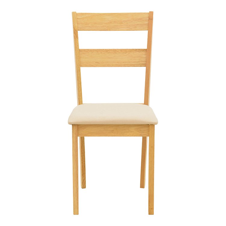 Τραπεζαρία Dallan Country pakoworld 7τεμ σε φυσική απόχρωση rubberwood 120-150x80x74εκ 200-001712