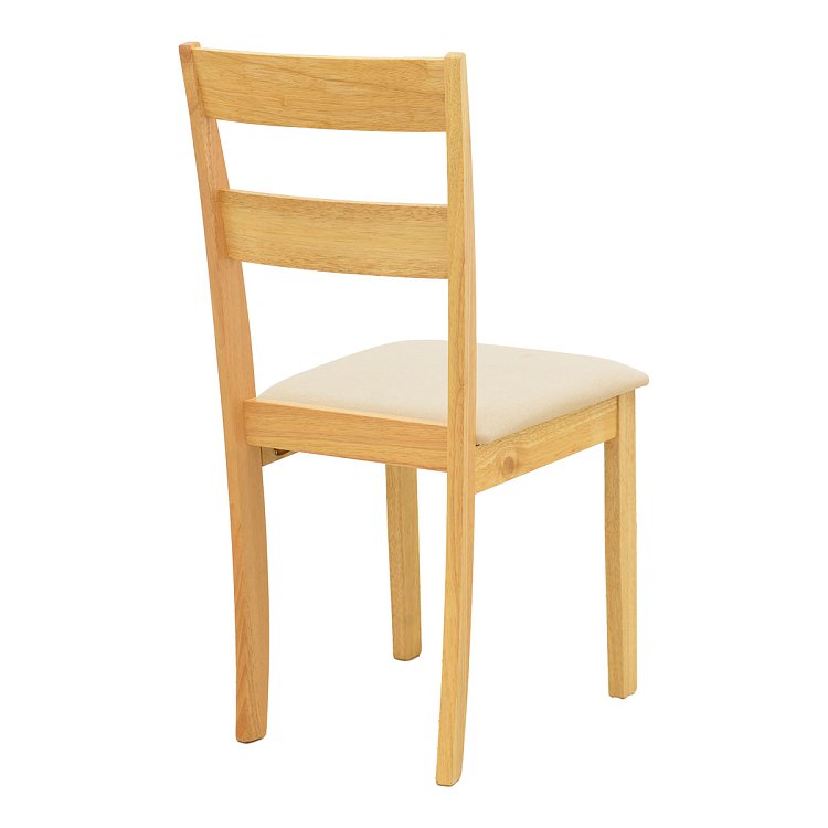 Τραπεζαρία Dallan Country pakoworld 7τεμ σε φυσική απόχρωση rubberwood 120-150x80x74εκ 200-001712