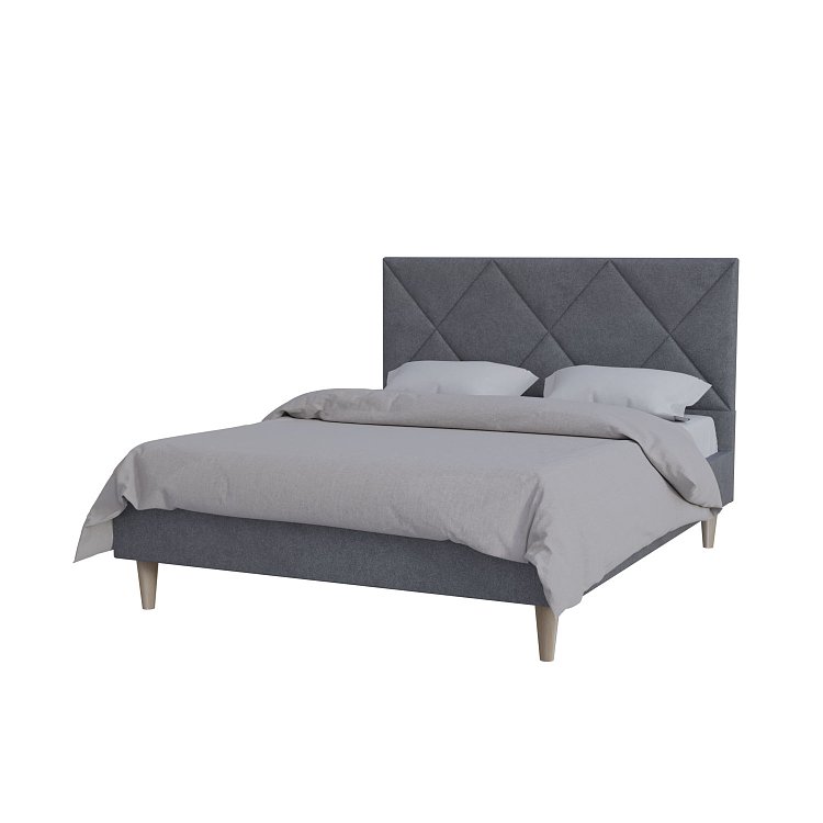 Κρεβάτι Fortuna Γκρι 160x200cm GR-FORT16-M14