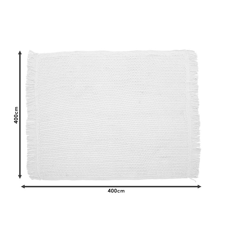 Δίχτυ σκίασης Roof pakoworld μακραμέ μαύρο 4x4m 220-000010